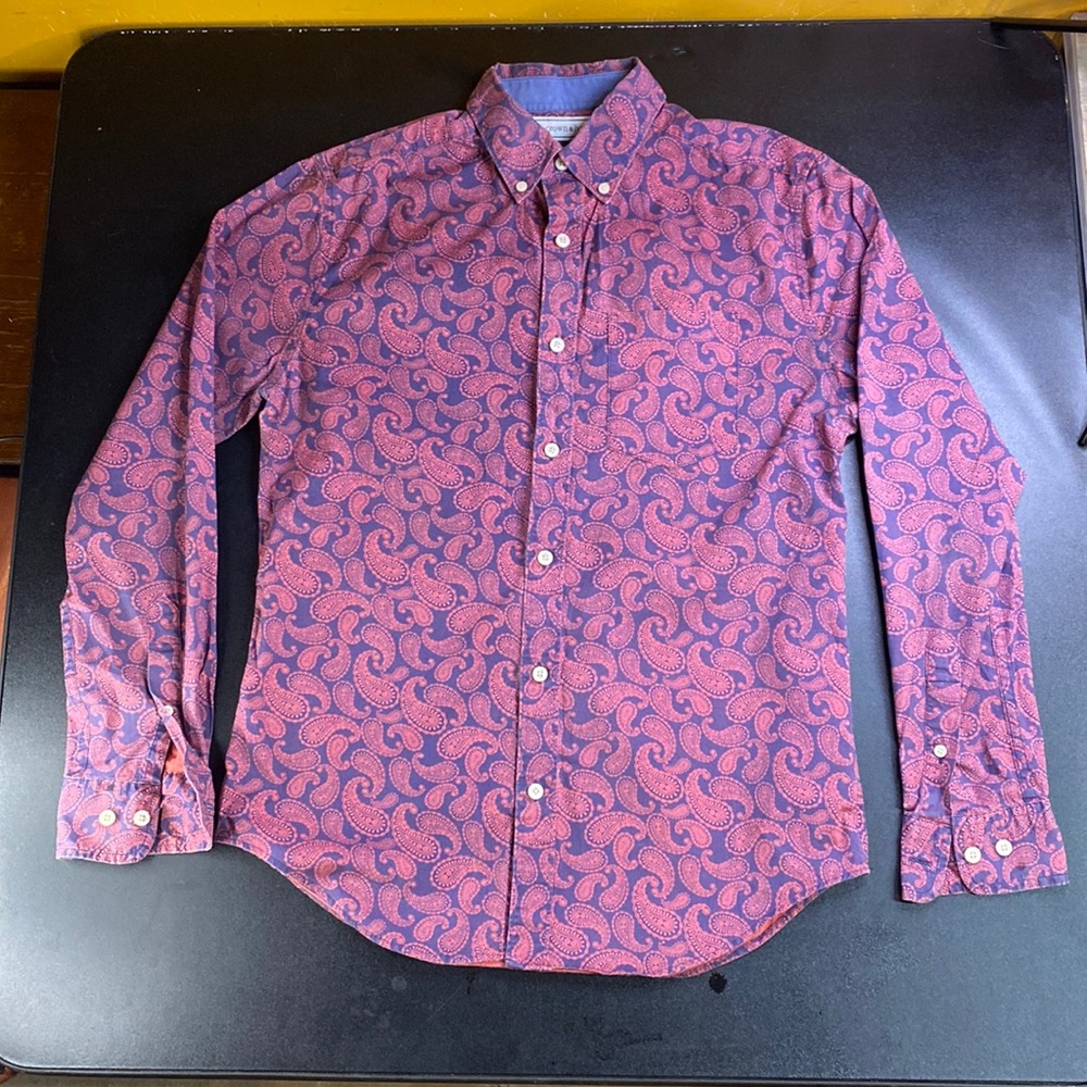 S Paisley Crown & Ivy button down